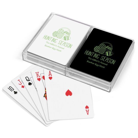 Hunting Season Easter Double Deck Playing Cards